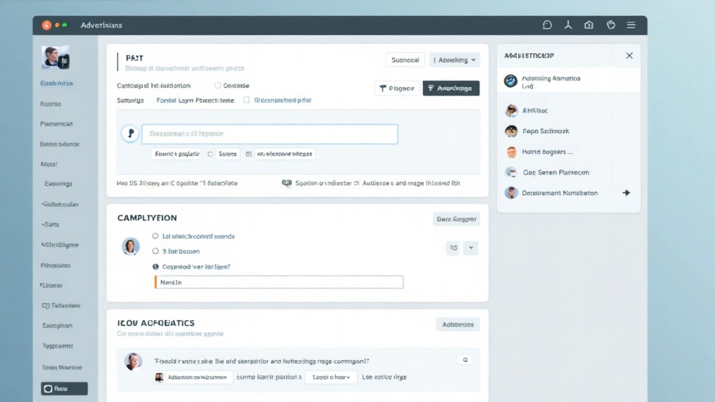 Изображение интерфейса платформы с механиками таргетирования