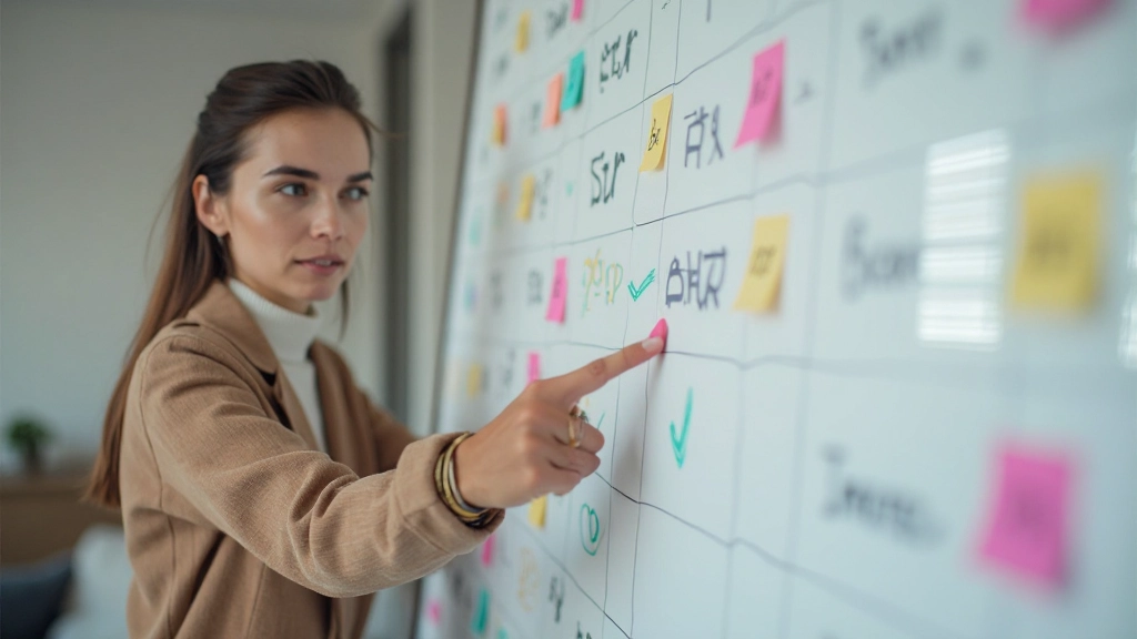 Доска с прогрессом, где визуально показаны достигнутые этапы и оставшаяся работа